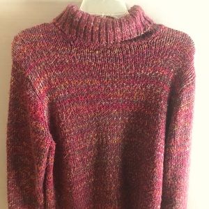 Knit turtleneck sweater